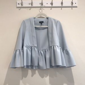Topshop powder blue blazer